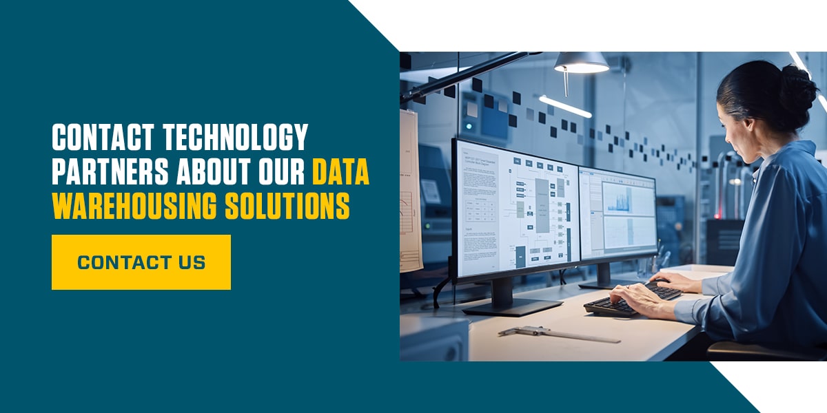 Contact technology partners about our data warehousing solutions