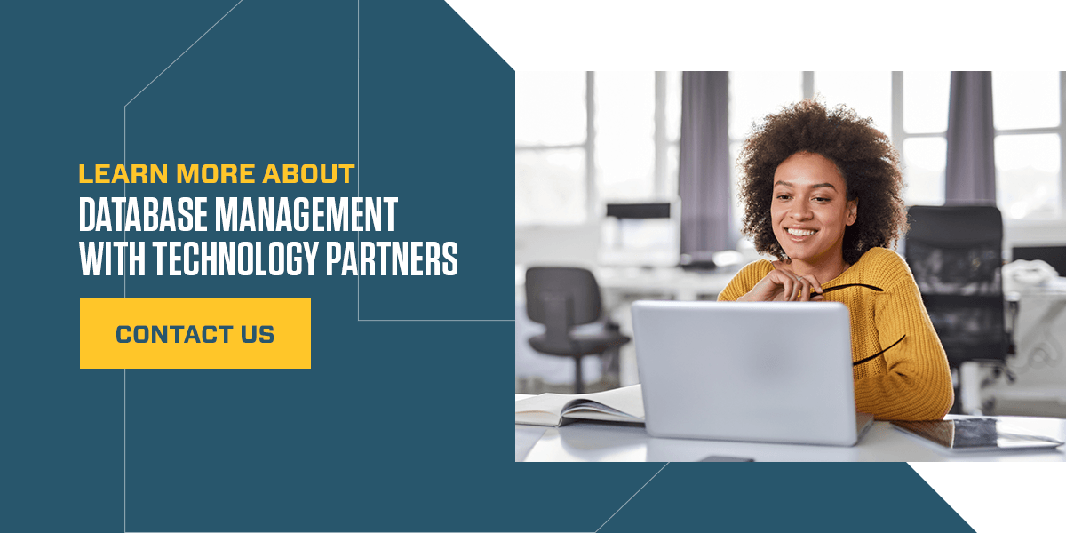 Learn more about database management with technology partners