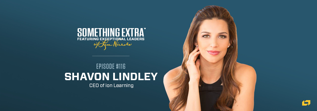 Shavon Lindley, CEO of Ion Learning, on the Something Extra Podcast