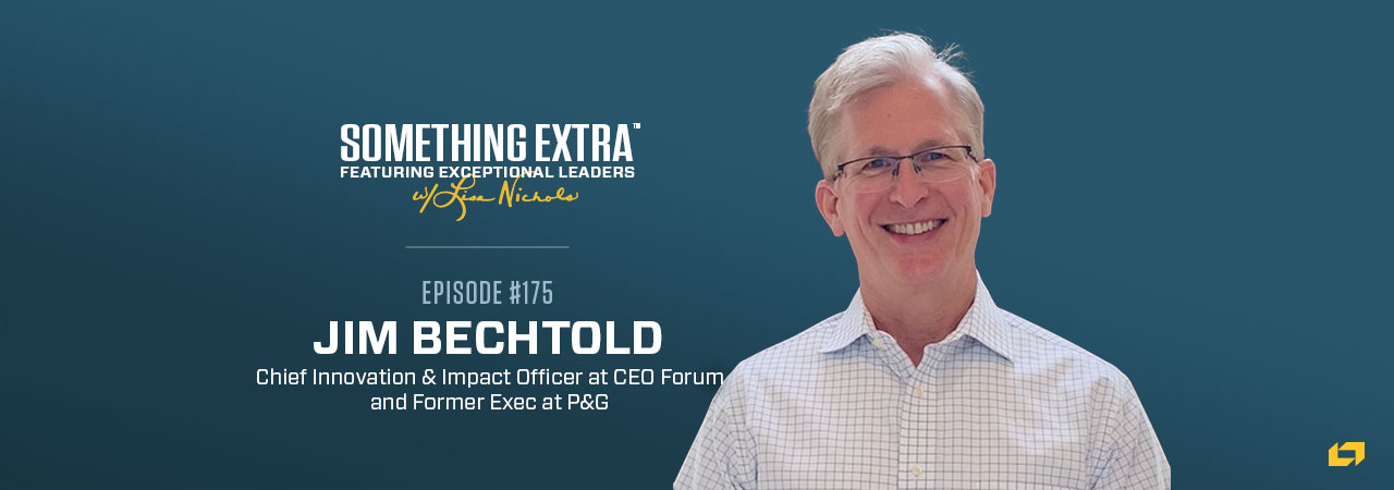 Jim Bechtold is the chief innovation & impact officer at ceo forum and former exec at p & g
