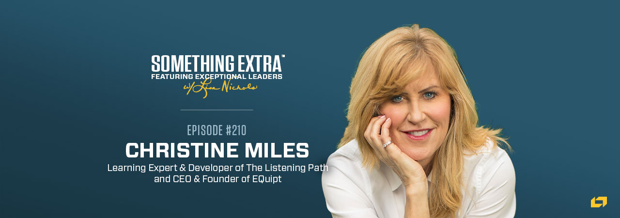 a poster for something extra featuring christine miles