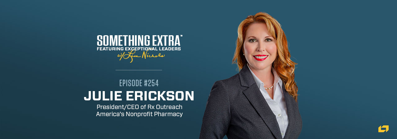 julie erickson is featured on something extra episode # 264