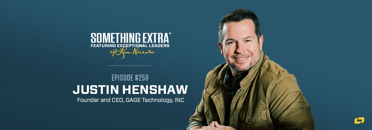 justin henshaw is the founder and ceo of gage technology inc