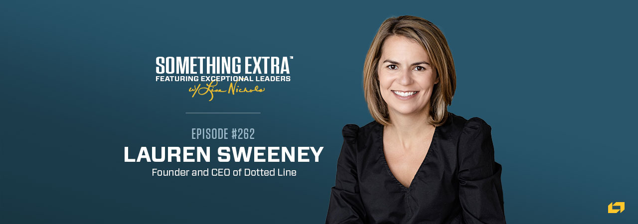 lauren sweeney is the founder and ceo of dotted line