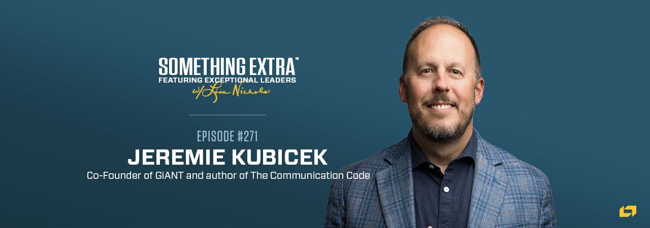 jeremie kubicek is the co-founder of giant and author of the communication code