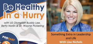 a podcast called be healthy in a hurry with us olympian buddy lee