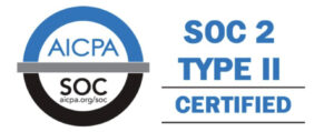 a logo that says soc 2 type ii certified
